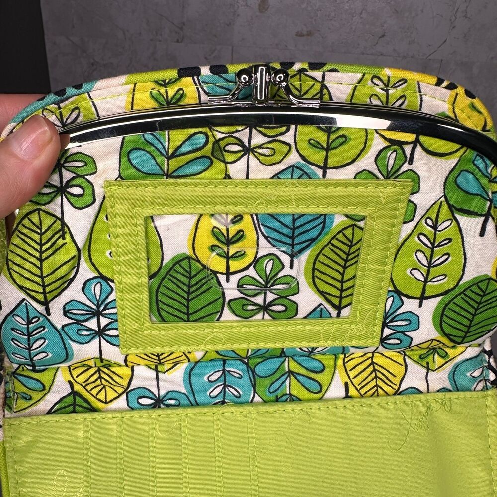 Vera Bradley Limes Up Quilted Wallet - Picture 7 of 13